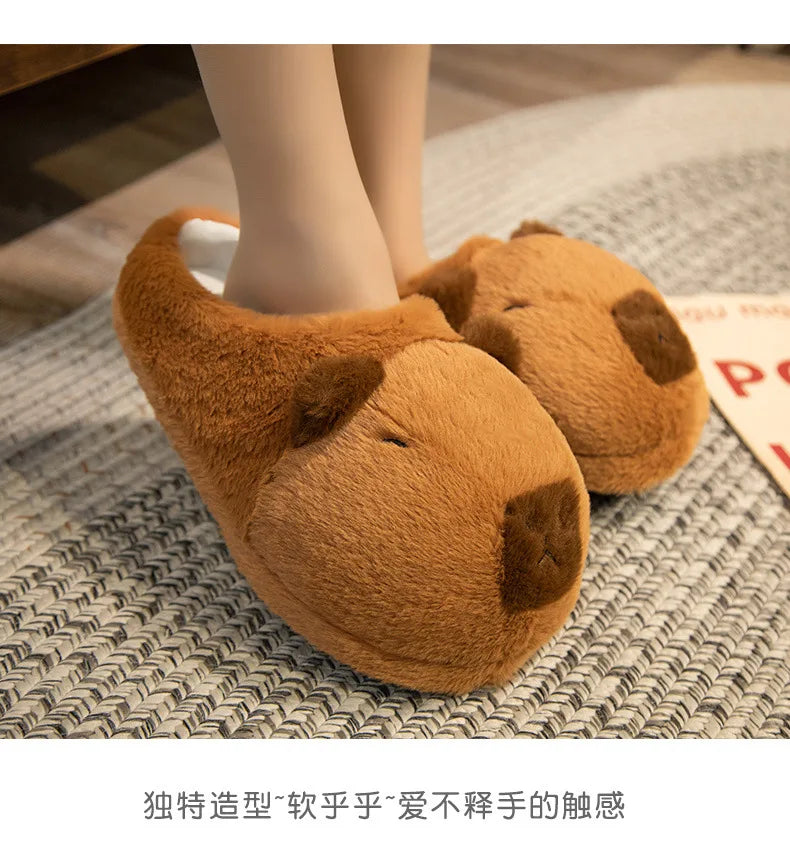 Winter Capybara Cosplay Kigurumi Pajama for Adults